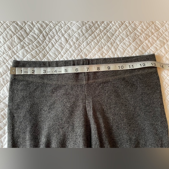 Women’s Garage Thick Grey Winter Leggings with Sock Ankle Cuff - Picture 6 of 7